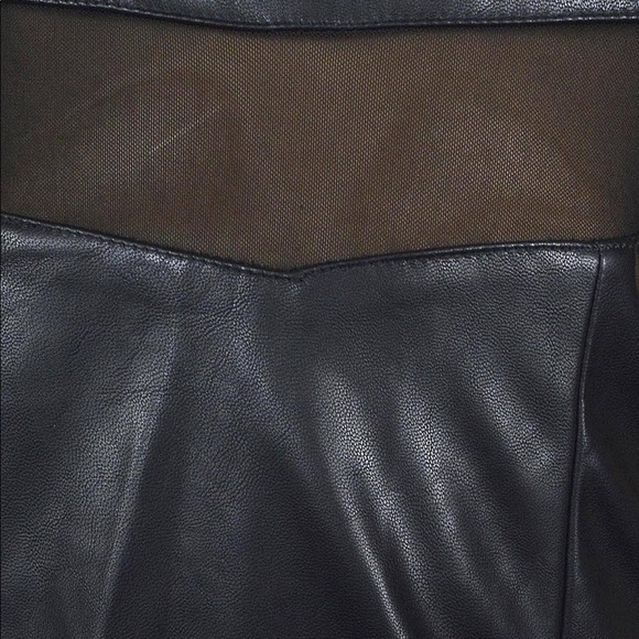 🔴 Black PU leather dress - Picture 4 of 4